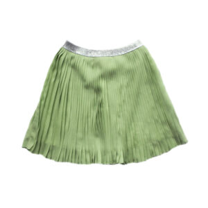 falda plisada verde